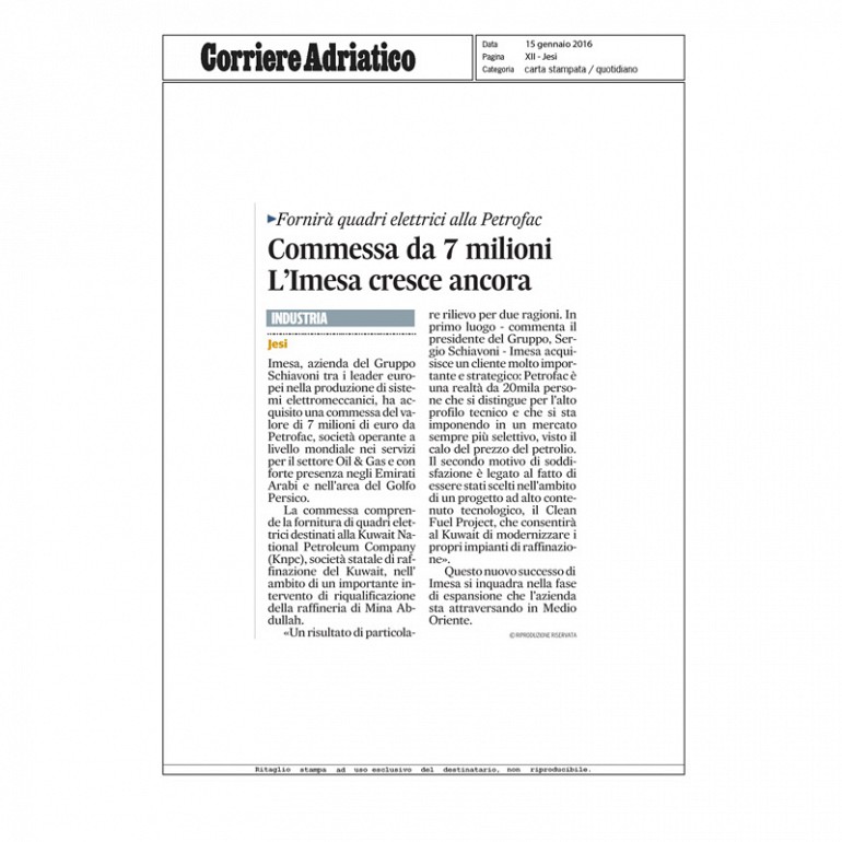  Corriere Adriatico - 15 Gennaio 2016